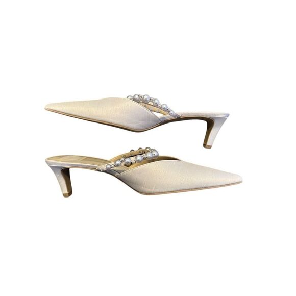 Dolce Vita Kanika Pearl Heels Ivory Stiletto Pumps Size 9.5 - Picture 10 of 14